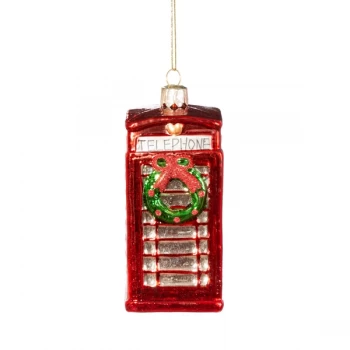 Sass & Belle Phone Box with Wreath Shaped Bauble