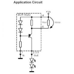 PMIC LED driver Infineon Technologies BCR402U Linear SC 74 6 Surface mount