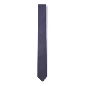 Hugo Silk Twill Tie - Blue