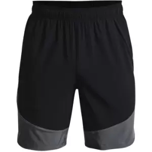 Under Armour Woven Colorblock Shorts - Black