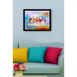 SC1121 Multicolor Decorative Framed MDF Painting