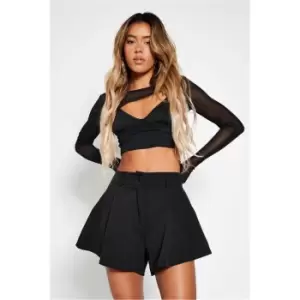 I Saw It First Black Woven Flippy Shorts - Black