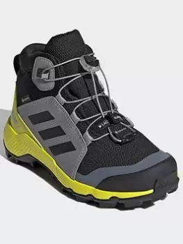 adidas Terrex Mid Gore-tex Hiking Shoes, Blue/Grey, Size 4.5