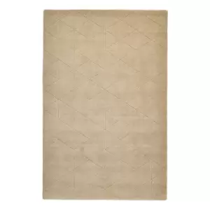 Pure Wool Rug with Subtle Geometric Design