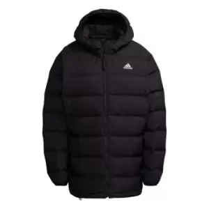 adidas Helionic Hooded Down Jacket (Plus Size) Womens - Black