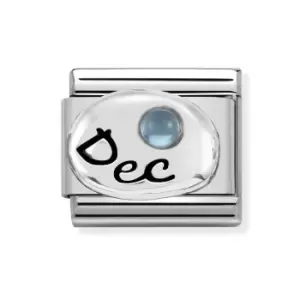 Nomination Classic Silver December Birthstone Charm