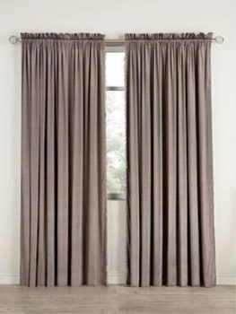 Laurence Llewelyn-Bowen Grande Finale Reversible Faux Silk Slot Top Curtains