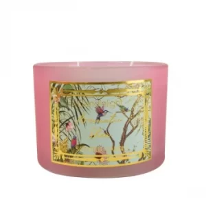 Chinoiserie 2 Wick Wax Filled Candle Pot Aromatic Shea Scent