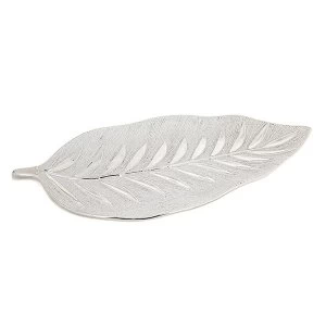 Willow Leaf Plate Champagne Ornament