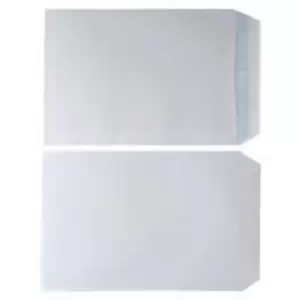 Value Product Plain White C4 Envelopes Self Seal 90gsm White (Pack of 250) WX349