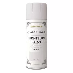 Rust-Oleum Winter Grey Chalky Finish Furniture Spray Paint 400ml