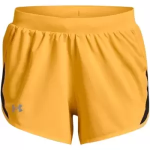 Under Armour Fly By 2 Shorts Womens - Yellow