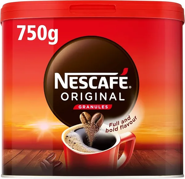 Nescafe Original Instant Granules Tin Coffee 750g