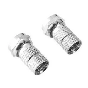 Hama 2 x F Connector 6.8mm Coaxial Cable