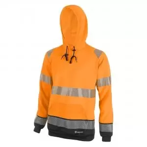 Beeswift High Visibility Two Tone Hoody Orange Black XL