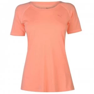 Puma Puma ACE Raglan T Shirt Ladies - Bright Peach