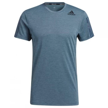 adidas adidas Heat Rdy 3S Tee - Blue Oxide