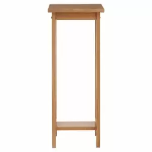 Interiors By Ph Square Plant Stand Tropical Hevea Wood Natural