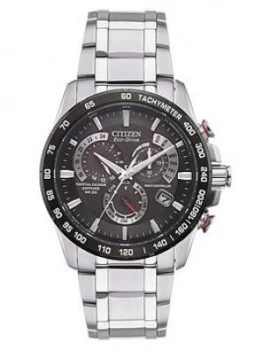 Citizen Eco-Drive Perpetual Chrono A.T. Radio-Controlled Bracelet Mens Watch