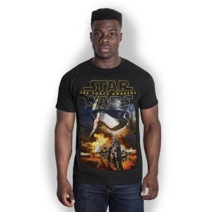 Star Wars - Episode VII Phasma & Troopers Unisex X-Large T-Shirt - Black