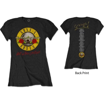 Guns N' Roses - Not In This Lifetime Tour Womens X-Large T-Shirt - Black