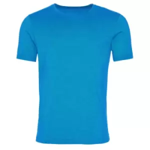 AWDis Mens Washed T Shirt (3 Extra Large) (Washed Saphire Blue)