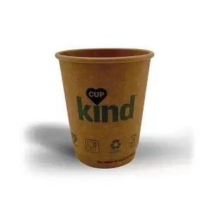 Cup Kind 8oz Paper Hot Cup FSC Mix 20x25 Pack of 500 CKPF08DW AS30470