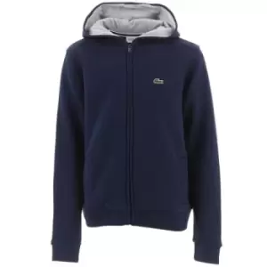 Lacoste Kids Navy Tennis Full Zip Fleece Hoodie