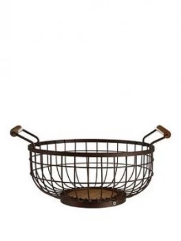 Premier Housewares Wood Base Vertex Fruit Basket