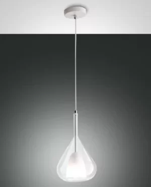 Lila Dome Pendant Ceiling Lights Transparent Glass, E27