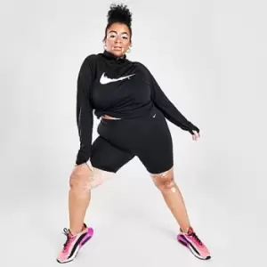 Womens Nike One Mid-Rise 7" Bike Shorts (Plus Size)