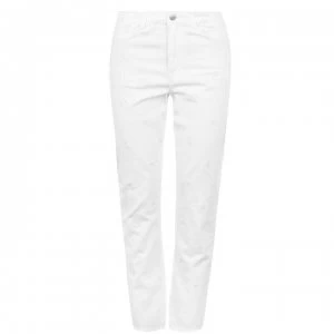 Gant Embroidered Jeans - 113 EggSHELL