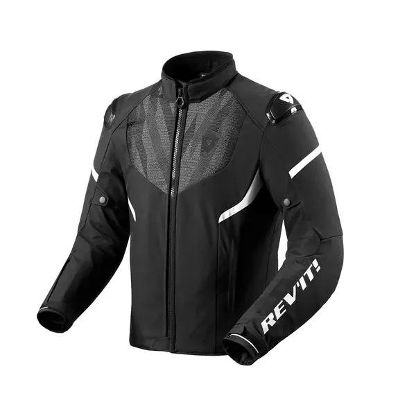 REV'IT! Hyperspeed 2 H2O Jacket Black White Size 2XL