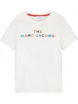 The Marc Jacobs Boys Short Sleeve Multi Logo T-Shirt - White