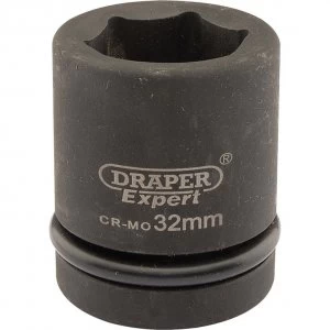 Draper Expert 1" Drive Hexagon Impact Socket Metric 1" 32mm