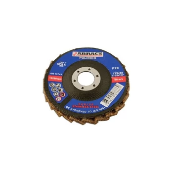 Surface Conditioning Discs 115mm x 22mm Coarse - Pack of 5 - 32075 - Abracs