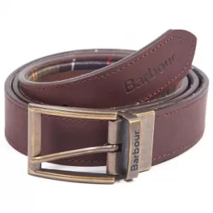 Barbour Tartan Reversible Belt Classic Tartan/Brown Medium