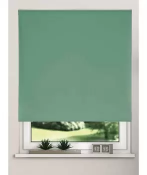 NewEdgeBlinds Blackout Roller Blinds Basil 85cm Width x 165cm Length