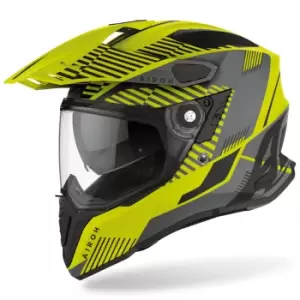 Airoh Commander Boost Motocross Helmet, yellow, Size S, yellow, Size S