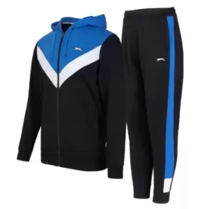 Slazenger Fleece Tracksuit Mens - Black