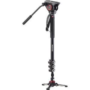 Manfrotto MVMXPRO500 XPRO 4 Section Video Monopod with Fluid head FLUIDTECH Base