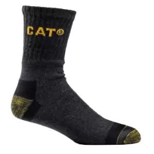 Caterpillar Mens Premium Work Socks (Pack of 3) (11 UK-14 UK) (Charcoal)