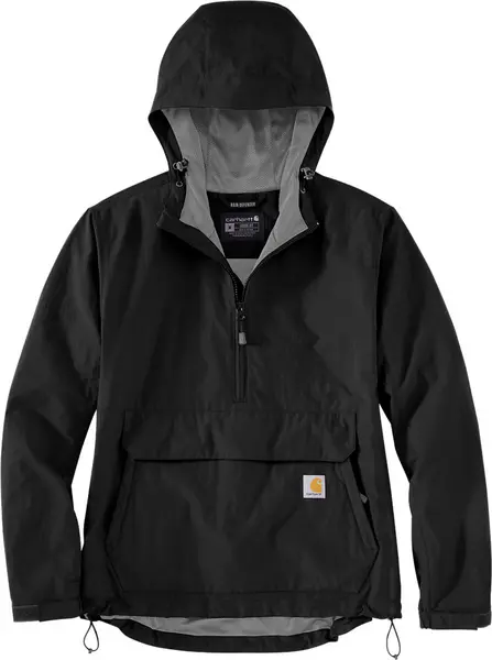 Carhartt Rain Defender Loose Fit Lightweight Packable Ladies Jacket, black, Size L for Women