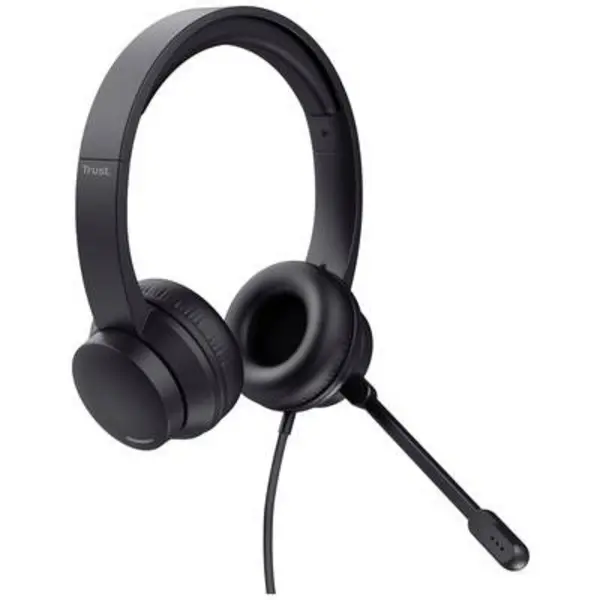 Trust HS-201 PC Over-ear headset Corded (1075100) Stereo Black