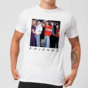 Friends Cast Pose Mens T-Shirt - White - 4XL