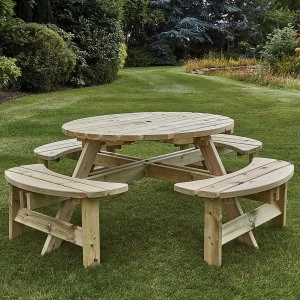 Woodshaw Appleton Round Picnic Bench