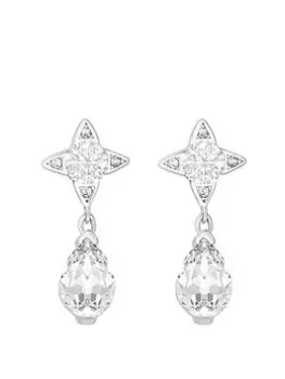 Simply Silver Sterling Silver 925 Cubic Zirconia Pear Cut Drop Earrings, Silver, Women