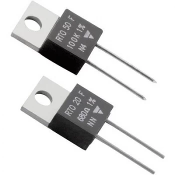 High power resistor 1.5 Axial lead TO 220 50 W 1 Vishay RTO 50 F