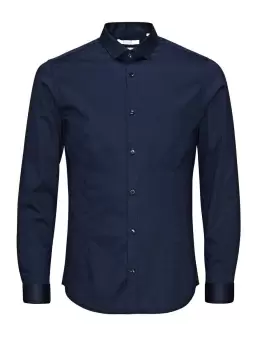 JACK & JONES Super Slim Shirt Men Blue