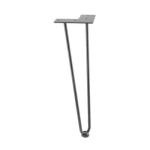 GTV Harpin Metal Industrial Coffee Furniture Table Leg - Size 406mm, Pack of 4